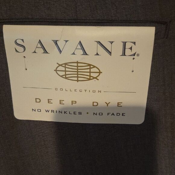 Savane Gray Dress Pants Straight Leg - Picture 3 of 5